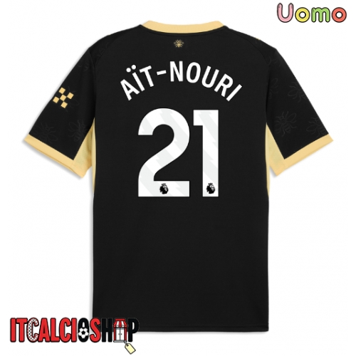 Manchester City Rayan Ait-Nouri #21 Seconda Maglia 2026-27 Manica Corta